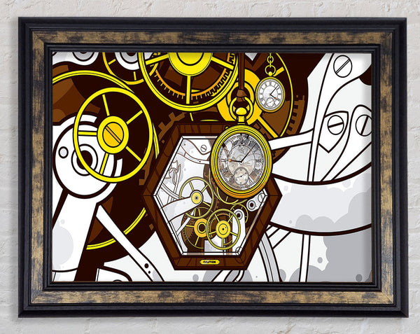 Clocks Framed Print
