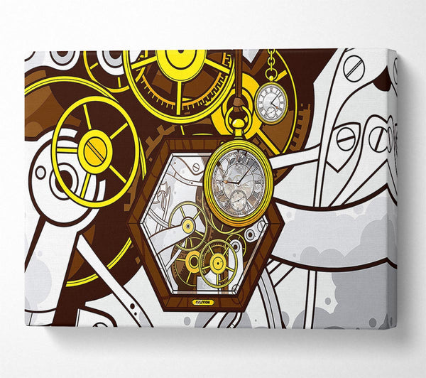  A Canvas Print of Clocks Canvas Print
