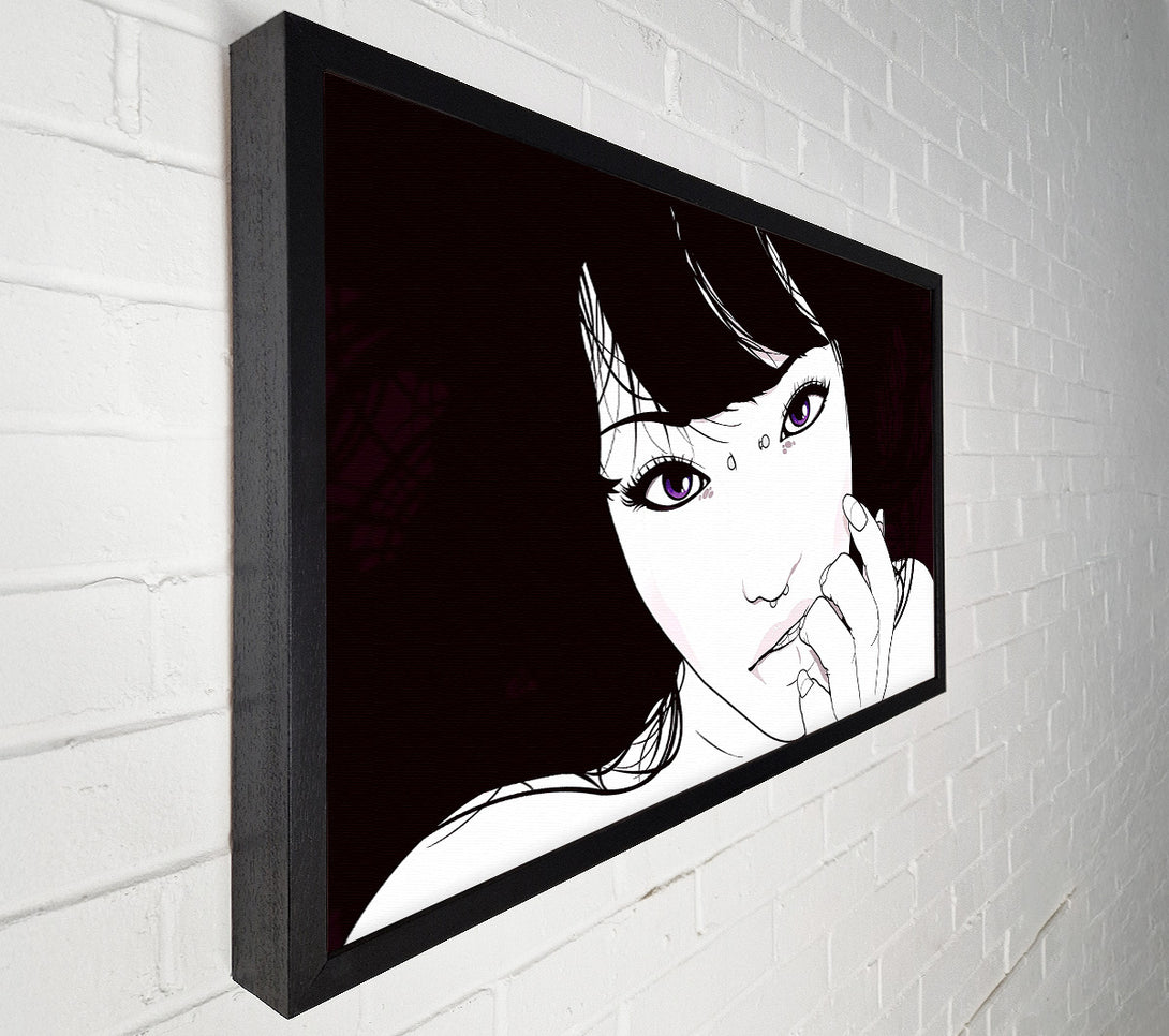  A Canvas Print of Girl Portrait Canvas Art