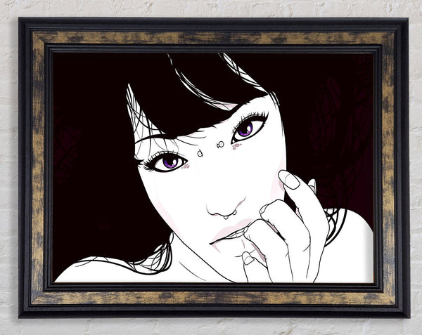 Girl Portrait Framed Print