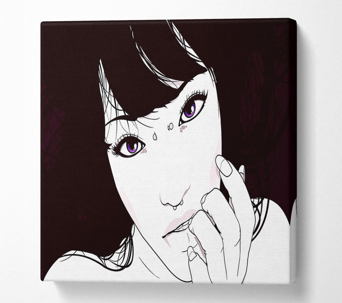  A Canvas Print of Girl Portrait Canvas Art