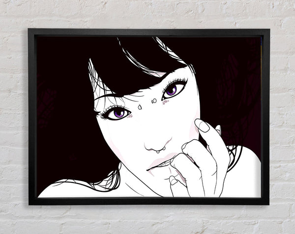 Girl Portrait Framed Print