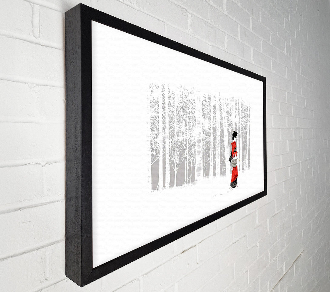  A Canvas Print of Geisha Canvas Print