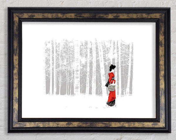 Geisha Framed Print
