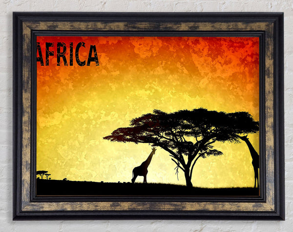 Africa Framed Print