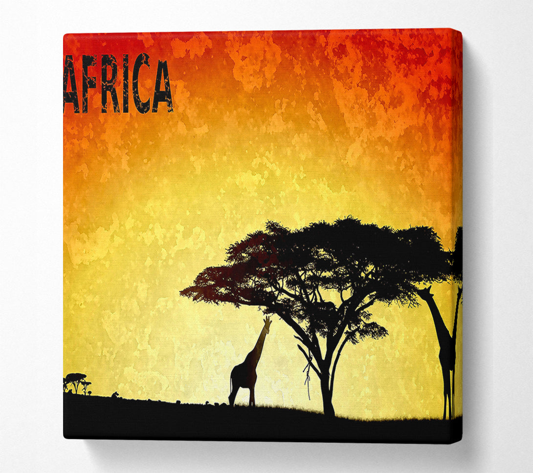  A Canvas Print of Africa Canvas Wall Art