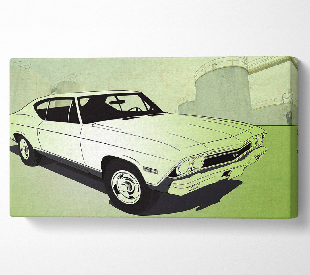  A Canvas Print of Chevrolet Chevelle Ss Canvas Art