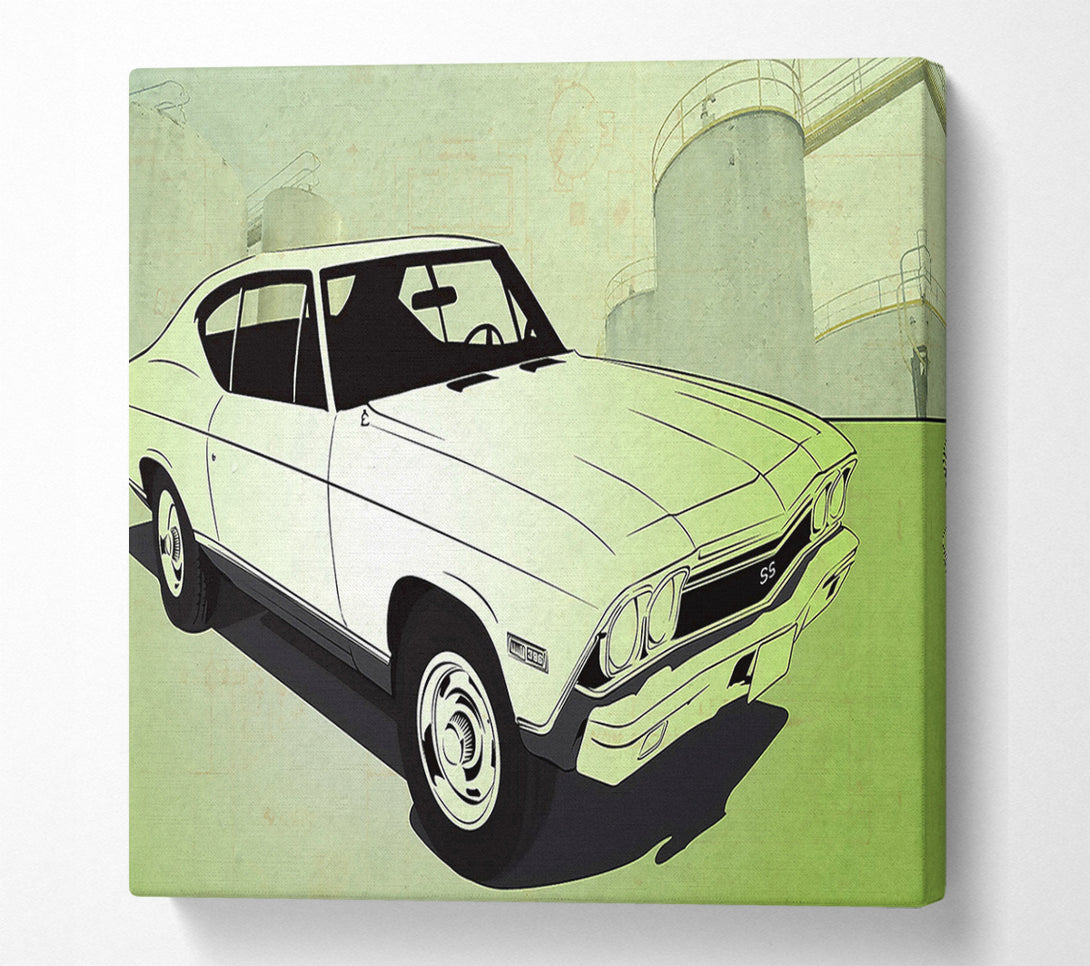  A Canvas Print of Chevrolet Chevelle Ss Canvas Art