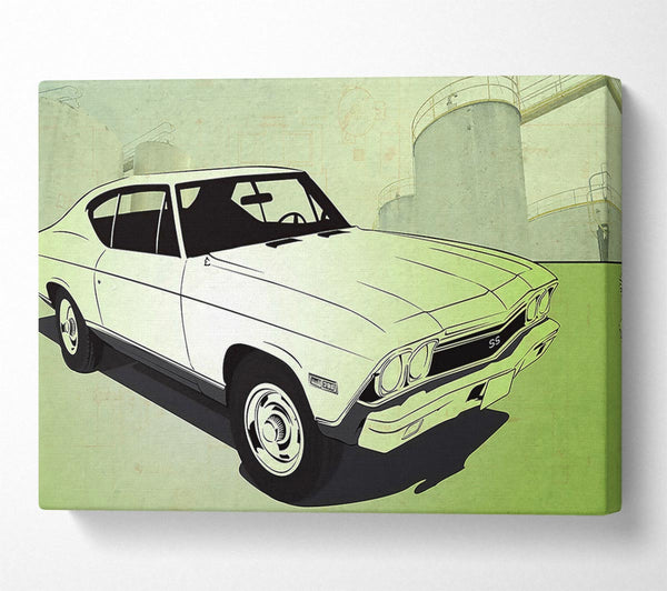  A Canvas Print of Chevrolet Chevelle Ss Canvas Art