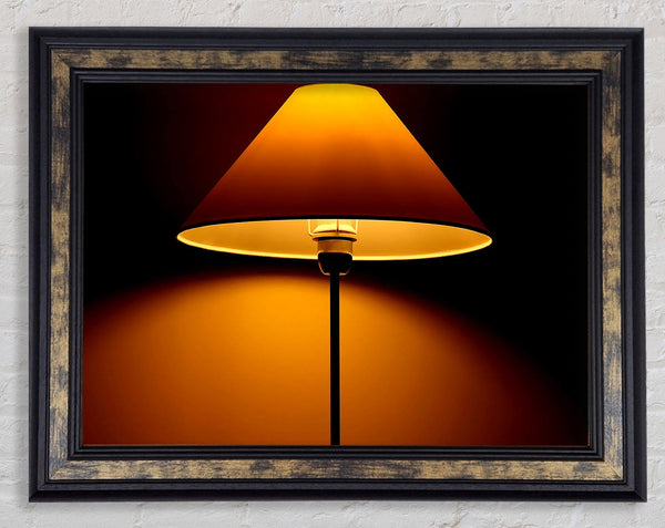 Retro Lamp Framed Print