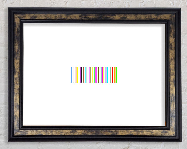 Barcode Framed Print