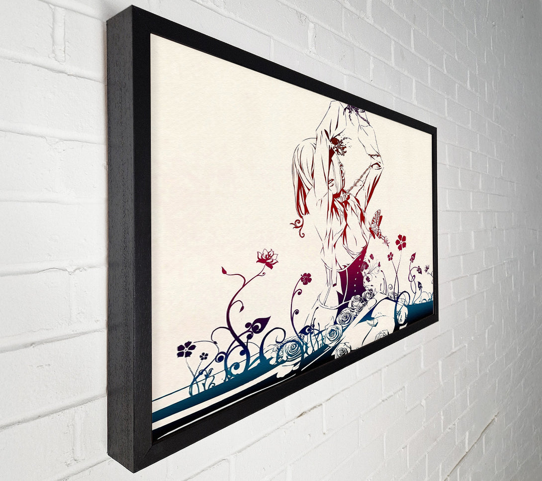  A Canvas Print of Red Garden Anime Canvas Print