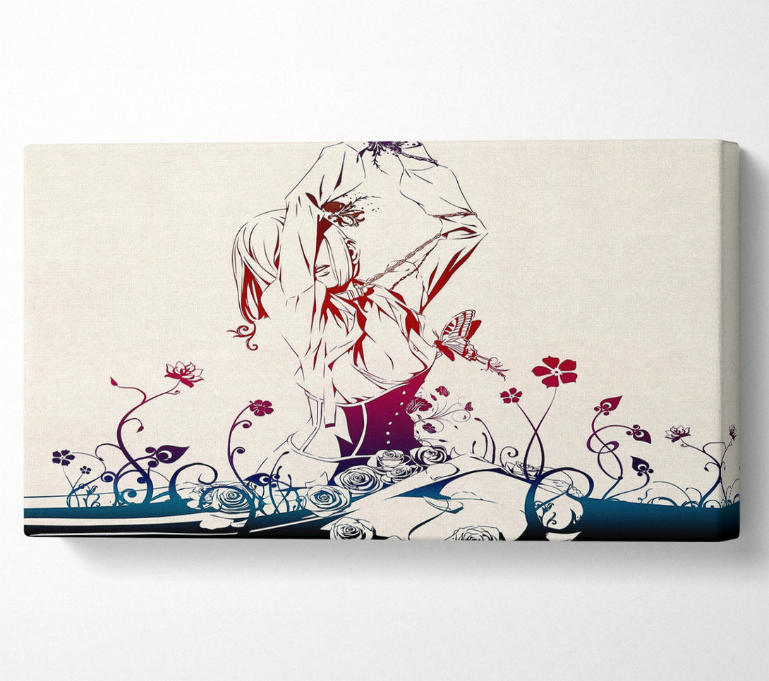  A Canvas Print of Red Garden Anime Canvas Print