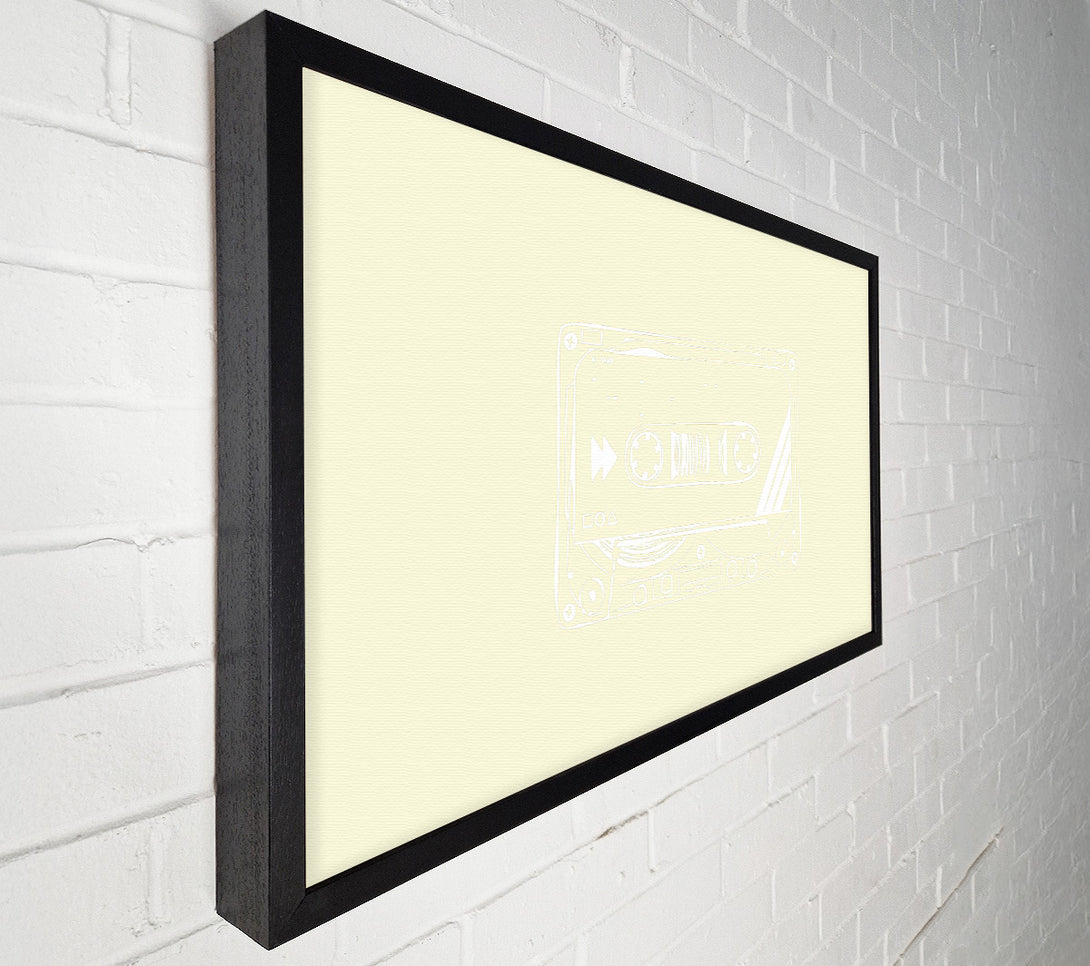  A Canvas Print of Cassette Tape Vector Art Canvas Art