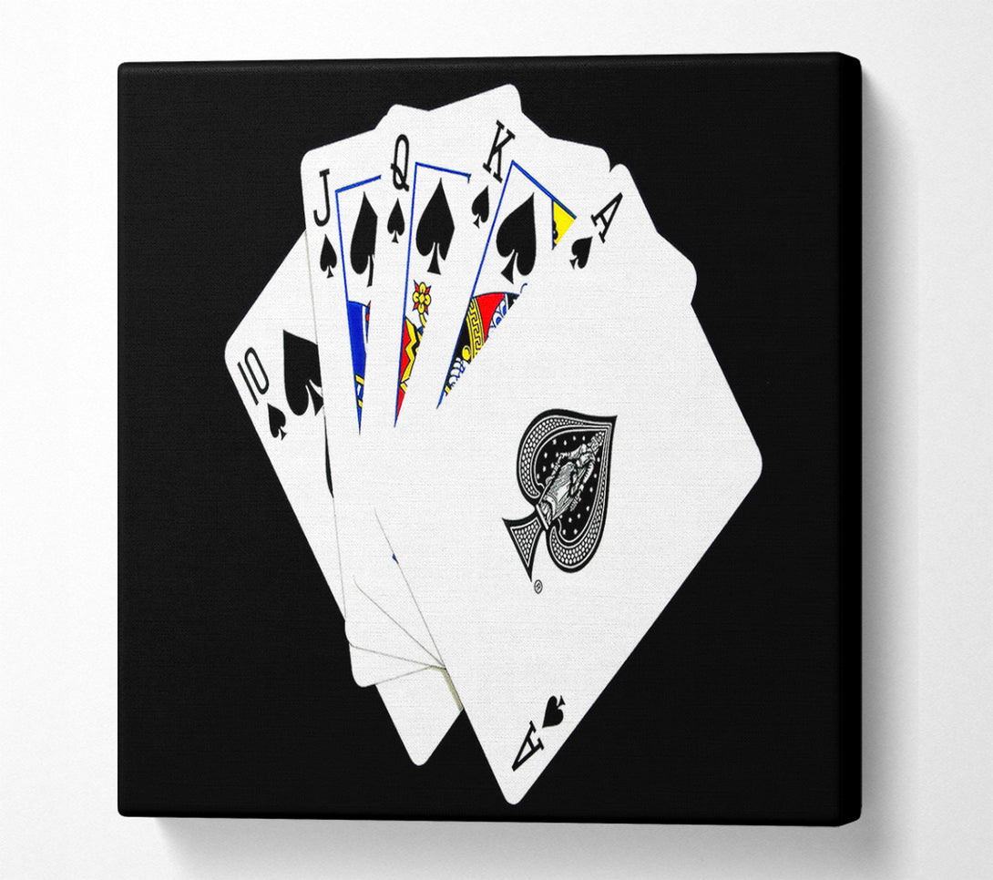  A Canvas Print of Playing Cards Canvas Wall Art