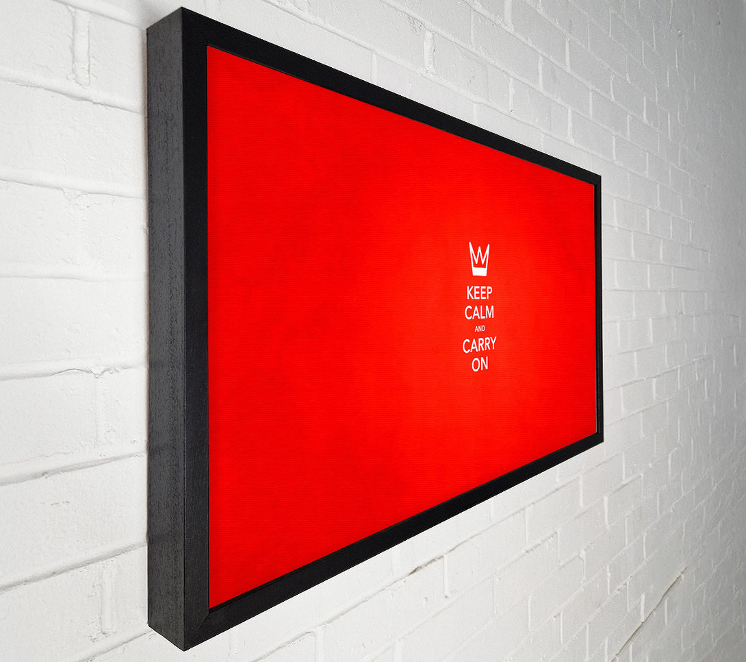  A Canvas Print of Keep Calm Canvas Wall Art
