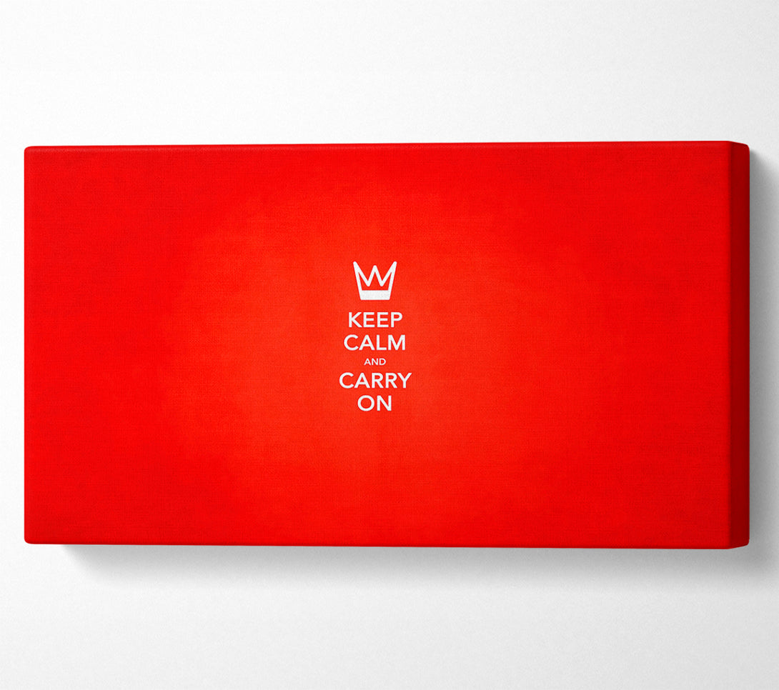  A Canvas Print of Keep Calm Canvas Wall Art