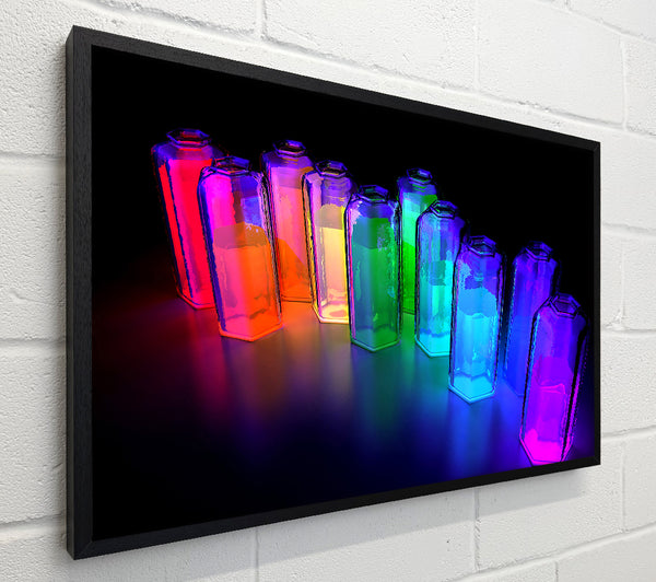 Colorful 3D Bottles