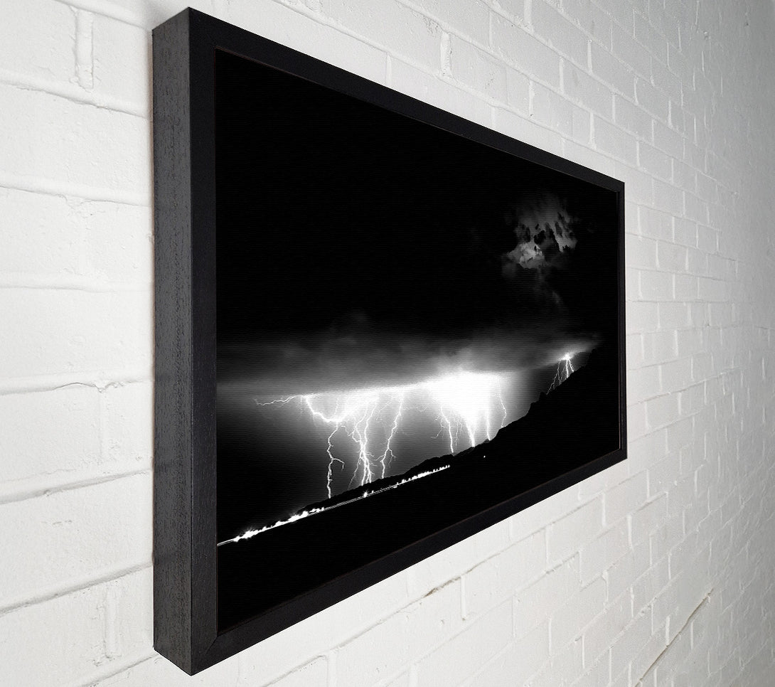  A Canvas Print of Lightning Canvas Print
