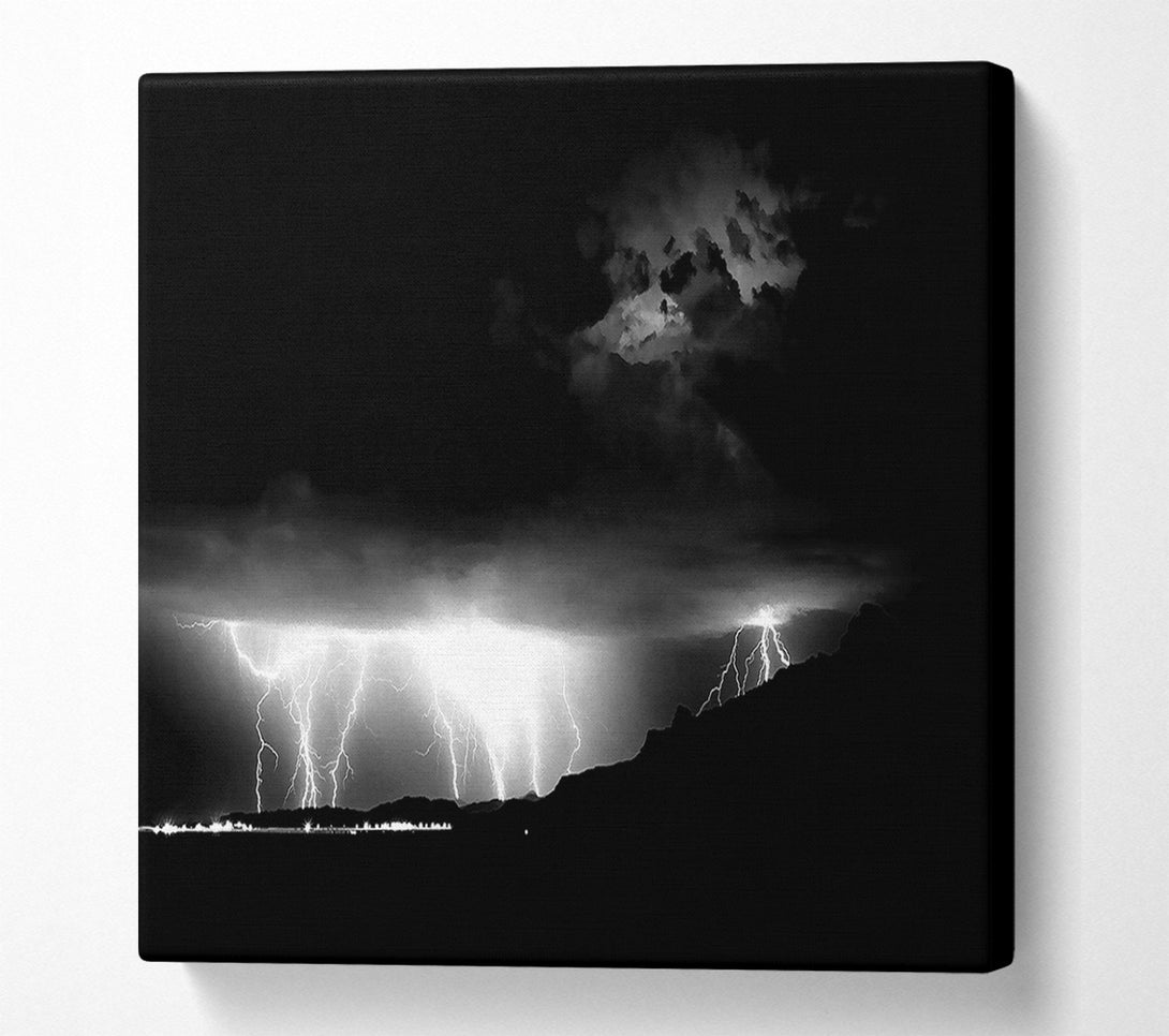  A Canvas Print of Lightning Canvas Print