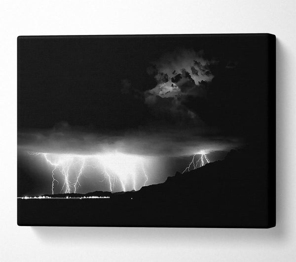  A Canvas Print of Lightning Canvas Print