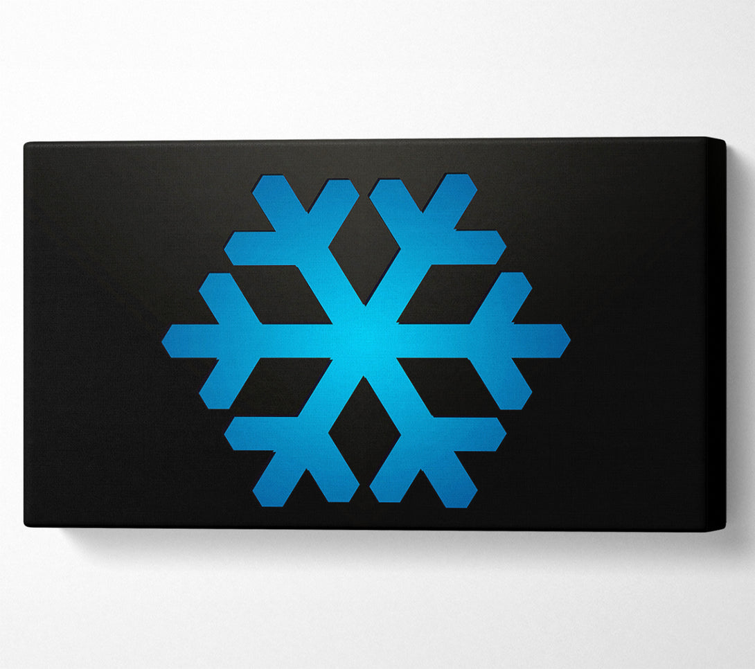  A Canvas Print of Blue Inset Canvas Wall Art