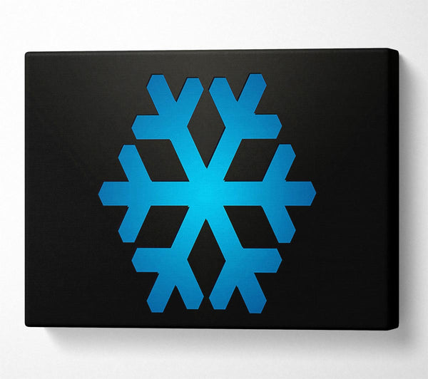  A Canvas Print of Blue Inset Canvas Wall Art