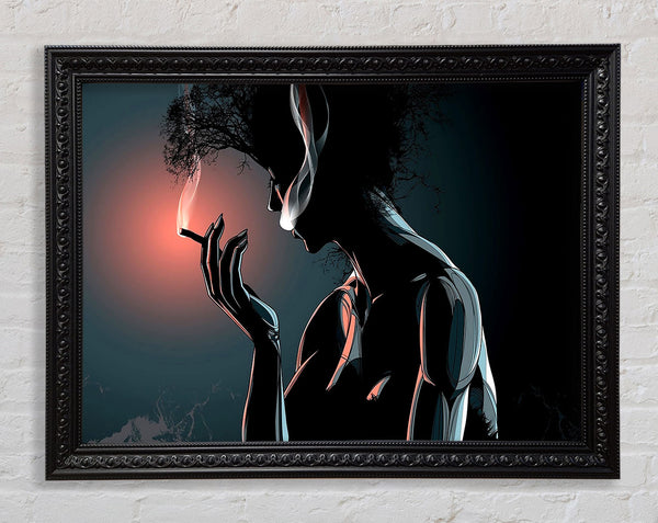 Cigarette Framed Print