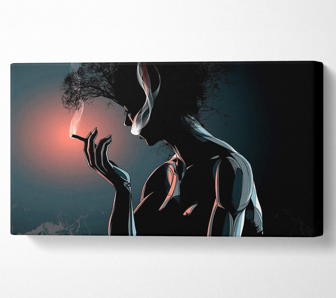  A Canvas Print of Cigarette Canvas Art