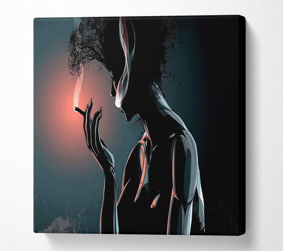  A Canvas Print of Cigarette Canvas Art