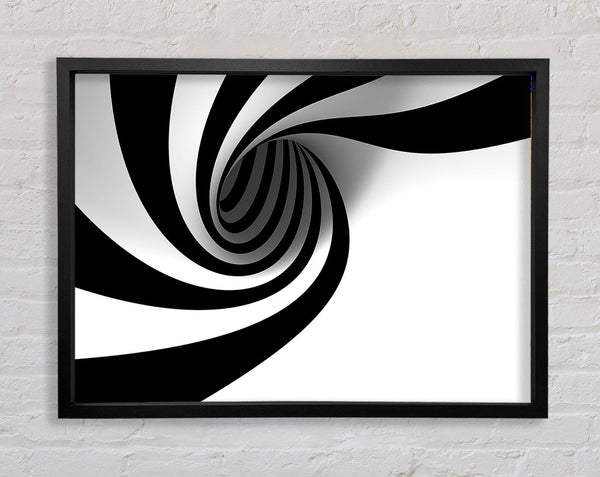 Hypnotic Whirlpool Framed Print