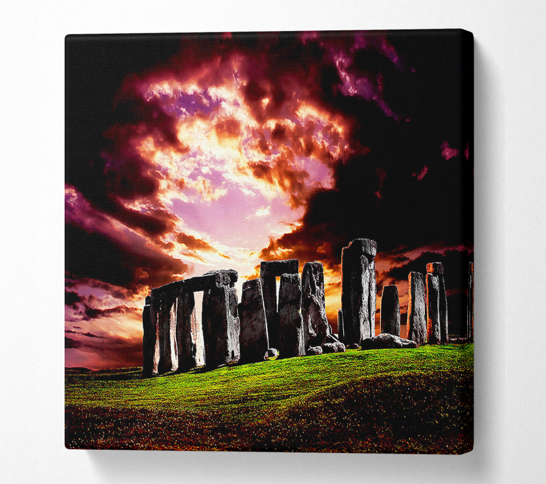  A Canvas Print of Stonehenge Canvas Print