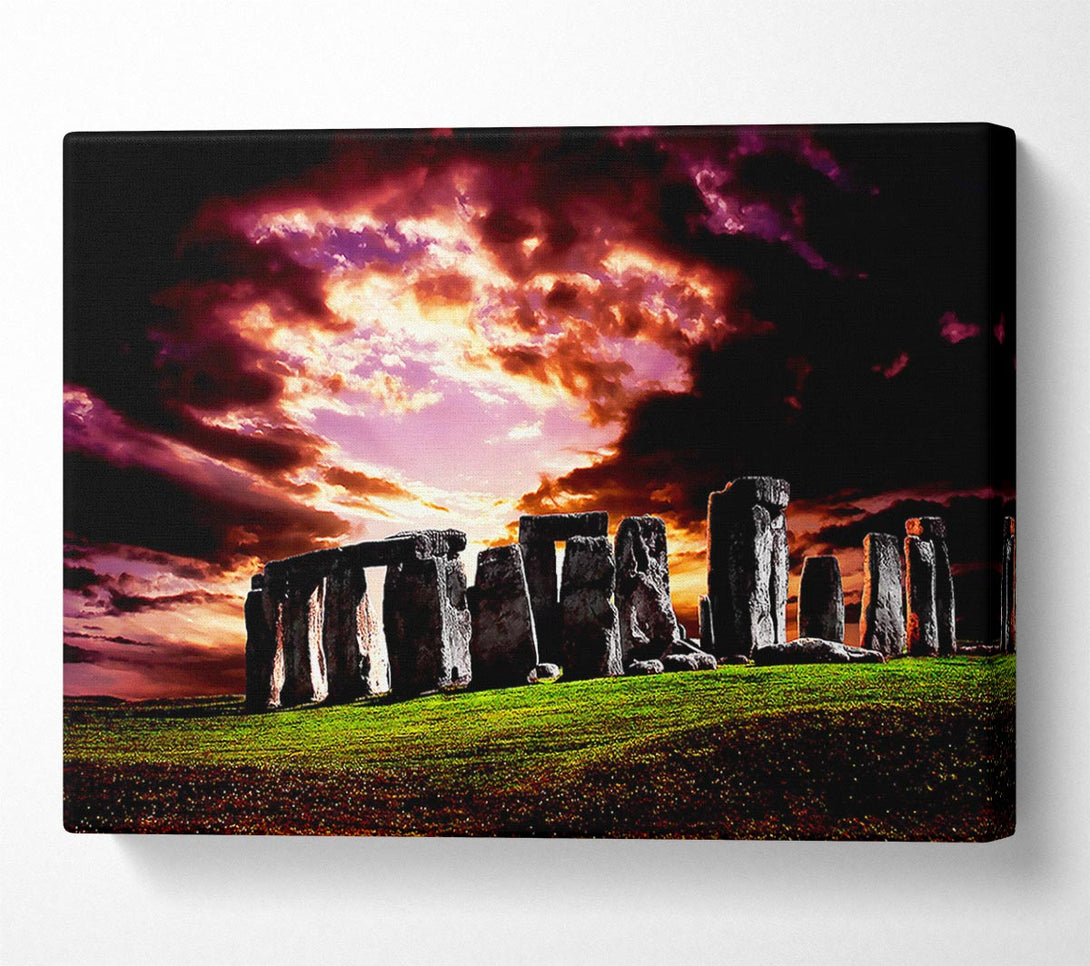  A Canvas Print of Stonehenge Canvas Print