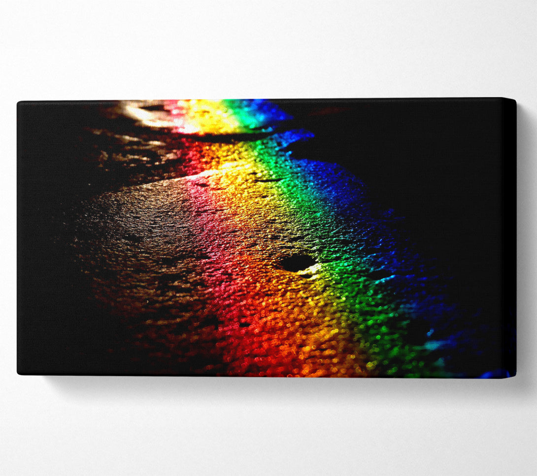  A Canvas Print of Rainbow Reflection Canvas Art