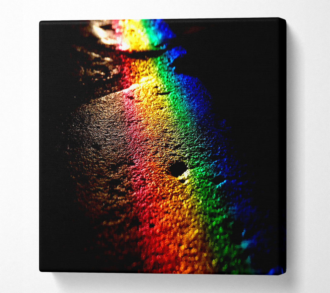  A Canvas Print of Rainbow Reflection Canvas Art