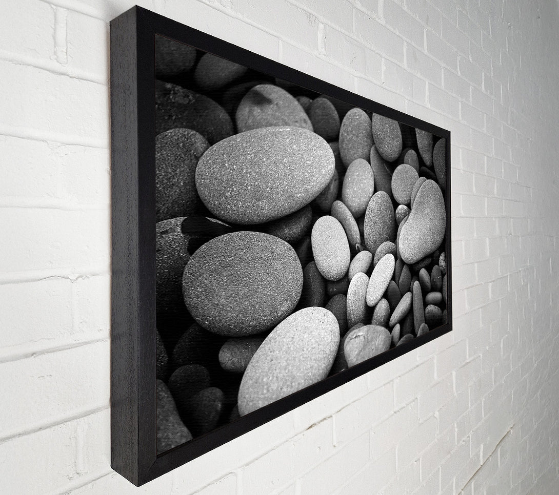  A Canvas Print of Amazing Love Rock B n W Canvas Print