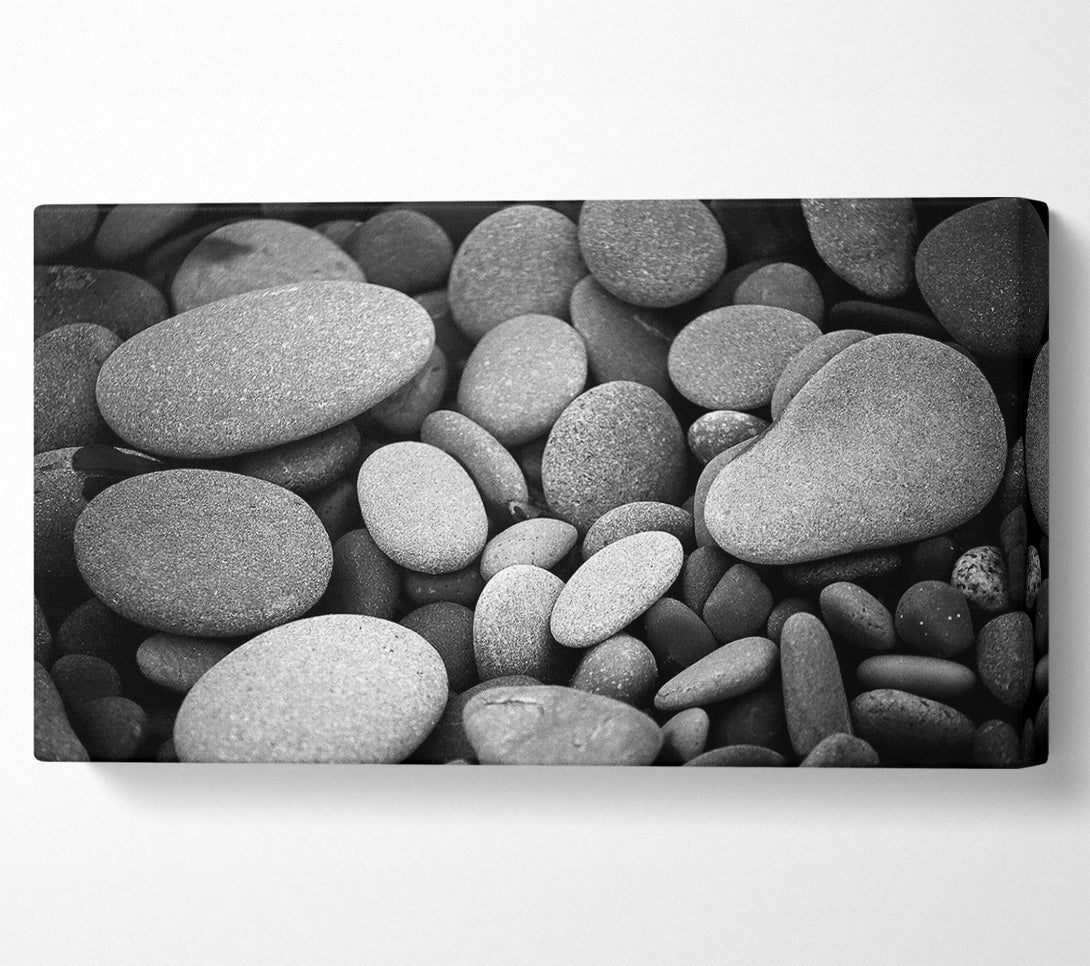  A Canvas Print of Amazing Love Rock B n W Canvas Print