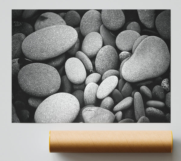 Amazing Love Rock B N W Print