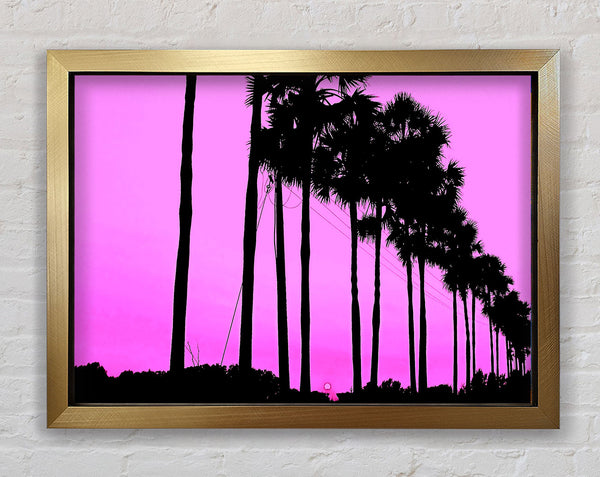Cute Trees Framed Print