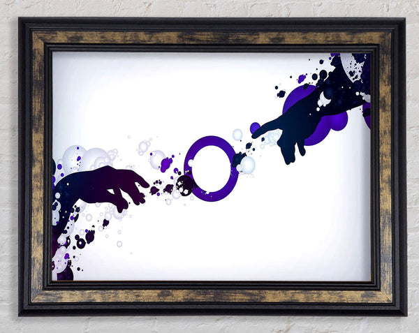 God Is Graphic Designer Framed Print
