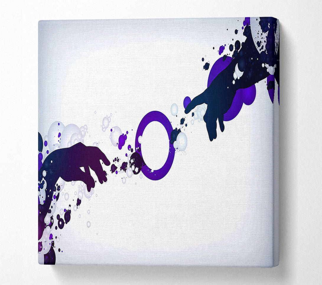  A Canvas Print of God Is Graphic Designer Canvas Wall Art