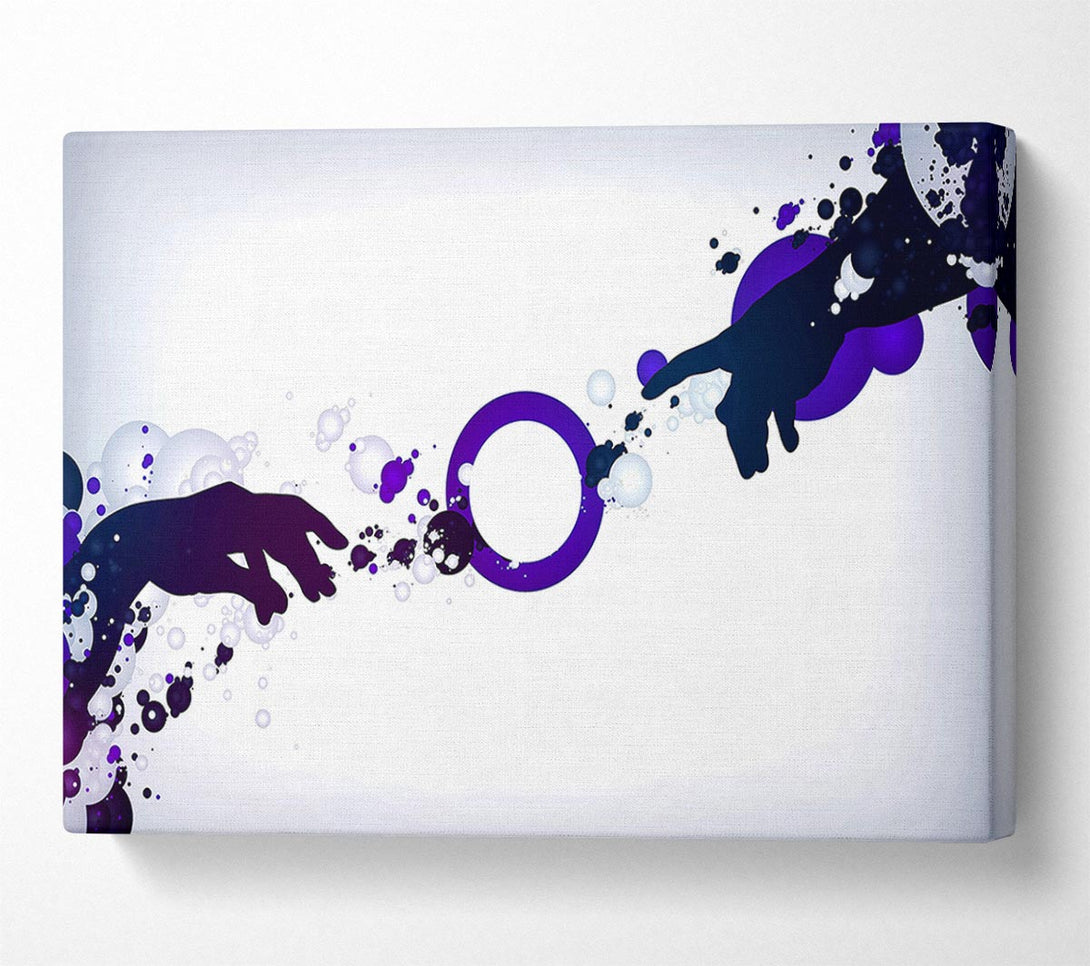  A Canvas Print of God Is Graphic Designer Canvas Wall Art