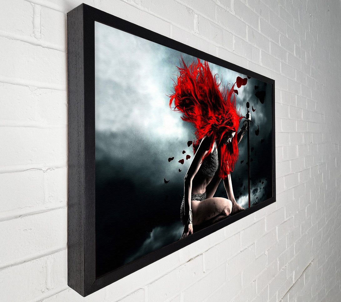  A Canvas Print of Sexy Warrior Canvas Art