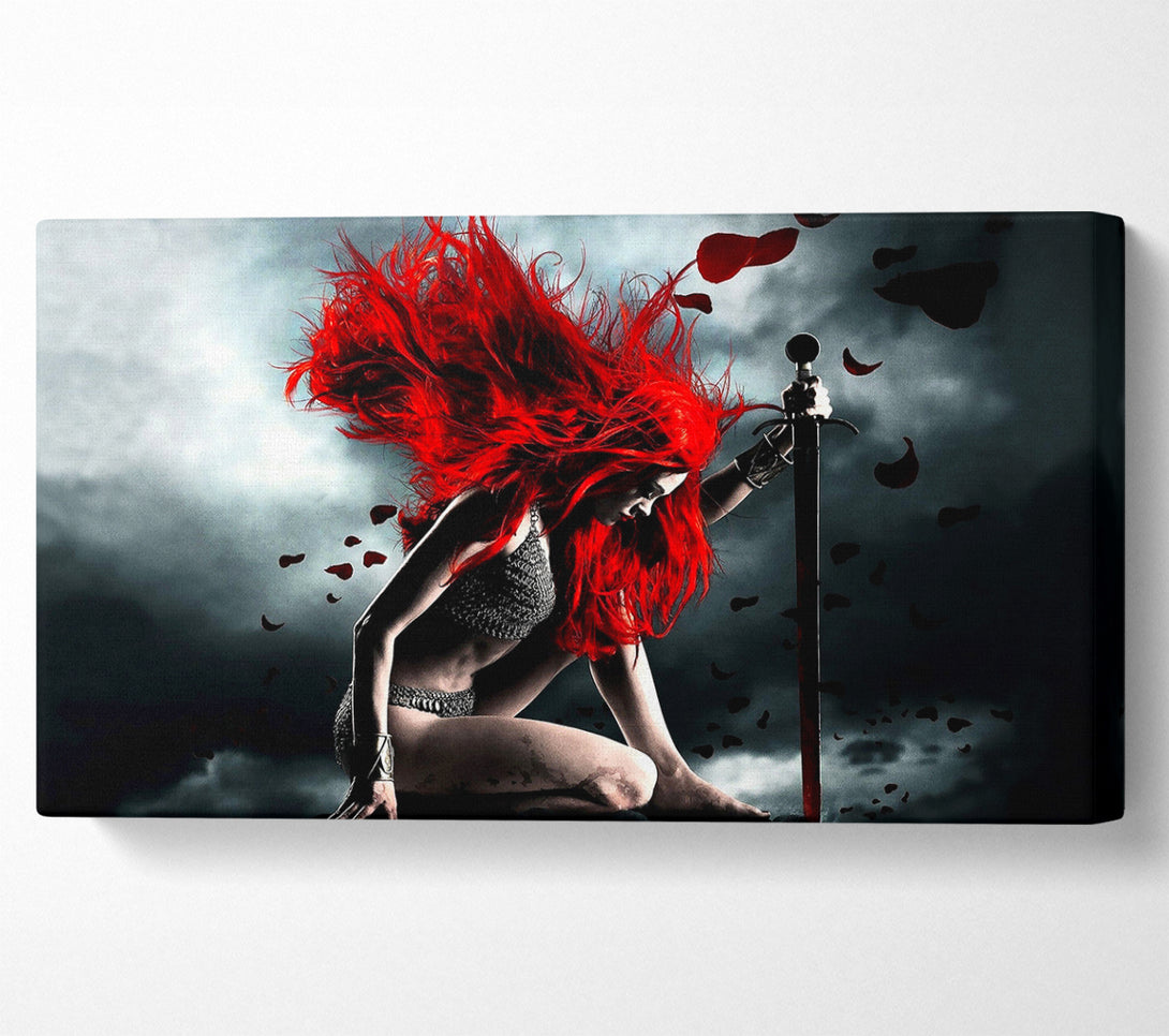  A Canvas Print of Sexy Warrior Canvas Art