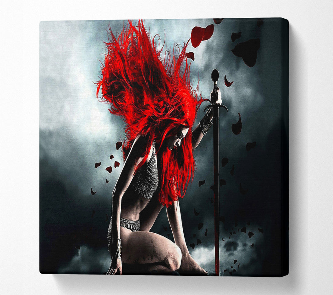  A Canvas Print of Sexy Warrior Canvas Art