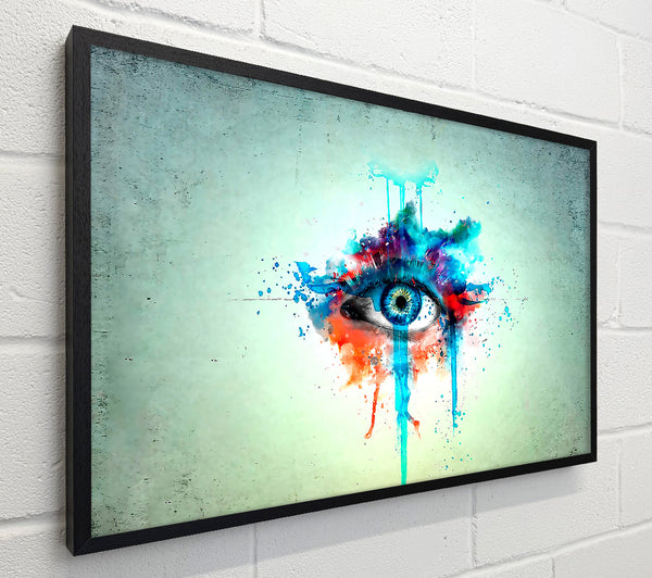 Eye Minimalistic Painting