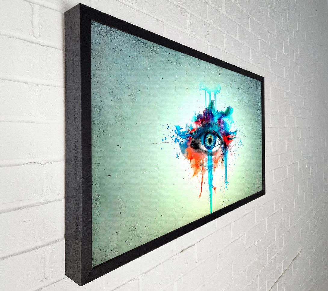  A Canvas Print of Eye Minimalistic Painting Canvas Wall Art