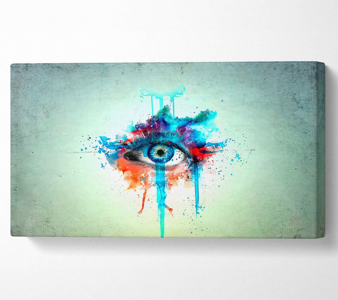  A Canvas Print of Eye Minimalistic Painting Canvas Wall Art