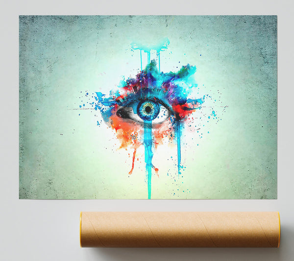 Eye Minimalistic Painting Giclee Print