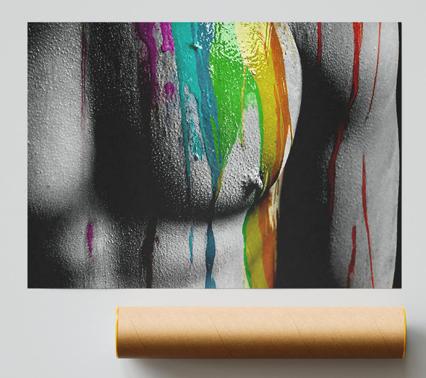 Torso Muscles Giclee Print
